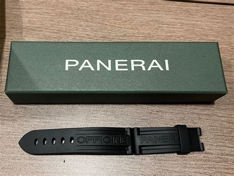 original panerai straps for sale|panerai rubber straps for 40mm.